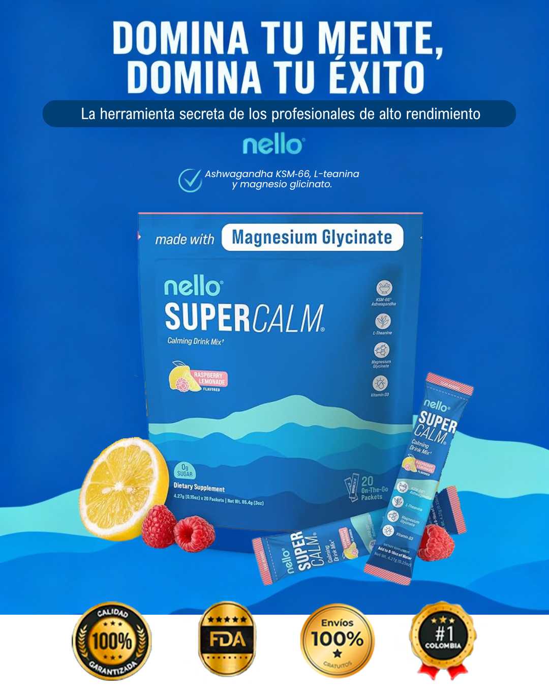 Di adiós al estrés. ¡Di hola a SUPER CALM! 🌿