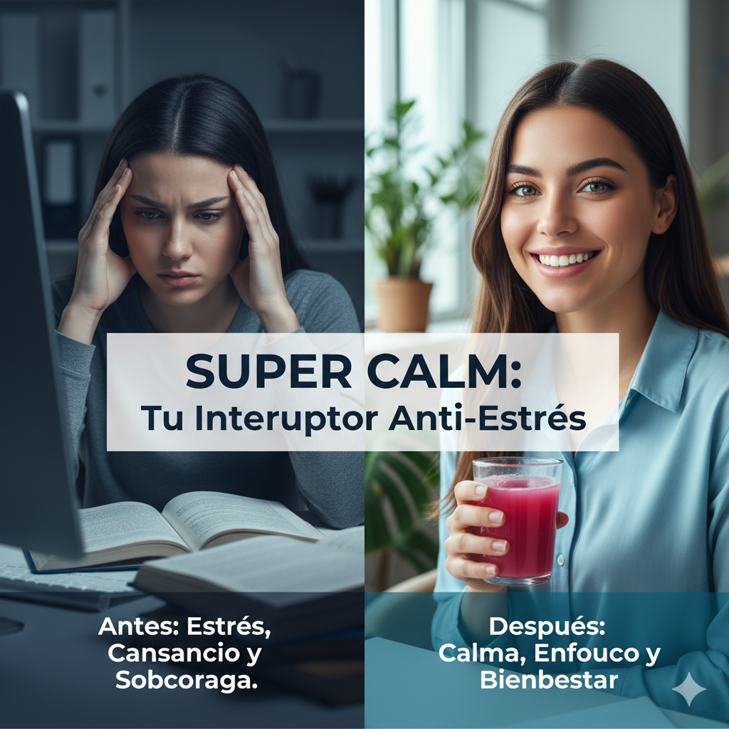 Di adiós al estrés. ¡Di hola a SUPER CALM! 🌿