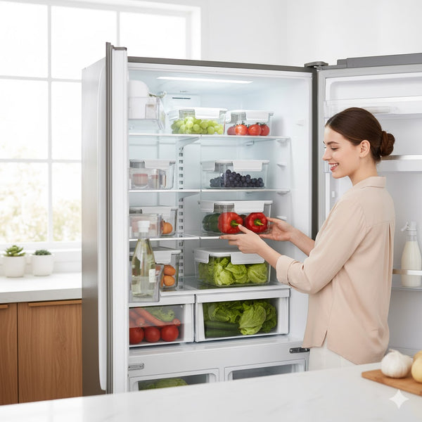 Dile adiós al desorden con el ORGANIZADOR NEVERA 1121B 🥦🧊