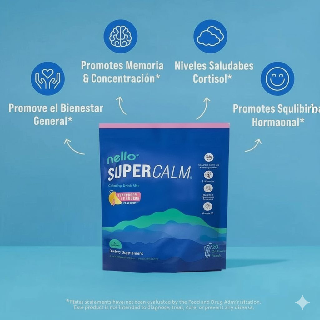 Di adiós al estrés. ¡Di hola a SUPER CALM! 🌿
